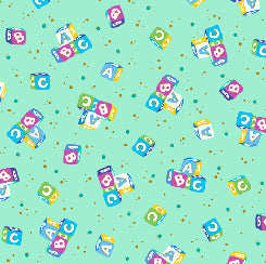 Lil' Buddies - Blue - Abc - Blocks - Qt Fabrics - 28638-H - 016542283108