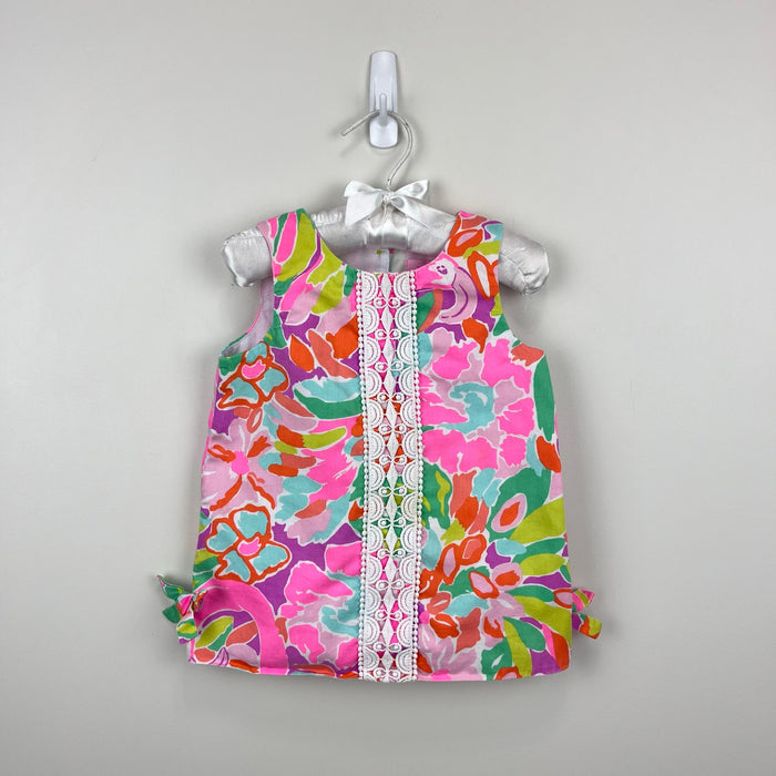 Lilly Pulitzer Girls Infant Shift Dress Multi Lulu 12-18 Months