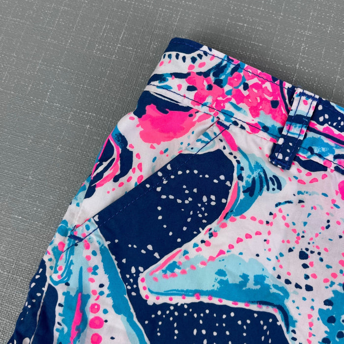 Lilly Pulitzer Girls Mini Callahan Shorts Indigo Star Stuck 10