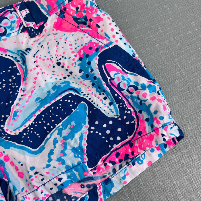 Lilly Pulitzer Girls Mini Callahan Shorts Indigo Star Stuck 10