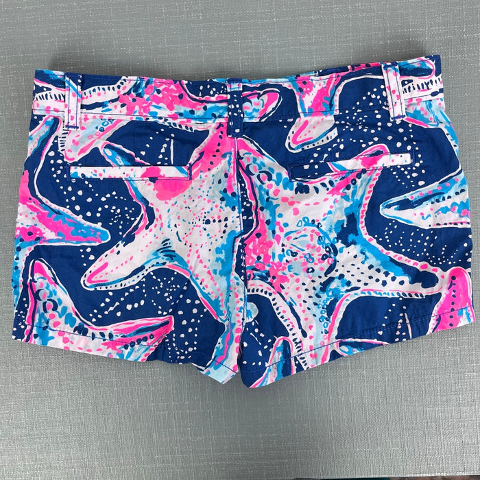 Lilly Pulitzer Girls Mini Callahan Shorts Indigo Star Stuck 10