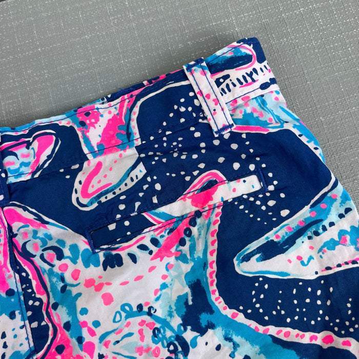 Lilly Pulitzer Girls Mini Callahan Shorts Indigo Star Stuck 10
