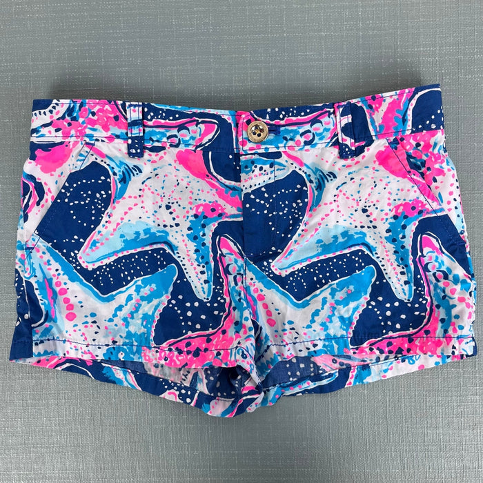 Lilly Pulitzer Girls Mini Callahan Shorts Indigo Star Stuck 10
