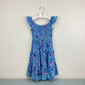 Lilly Pulitzer Girls Mini Jilly Midi Dress Breakwater Blue Shells N Bells XS 2-3