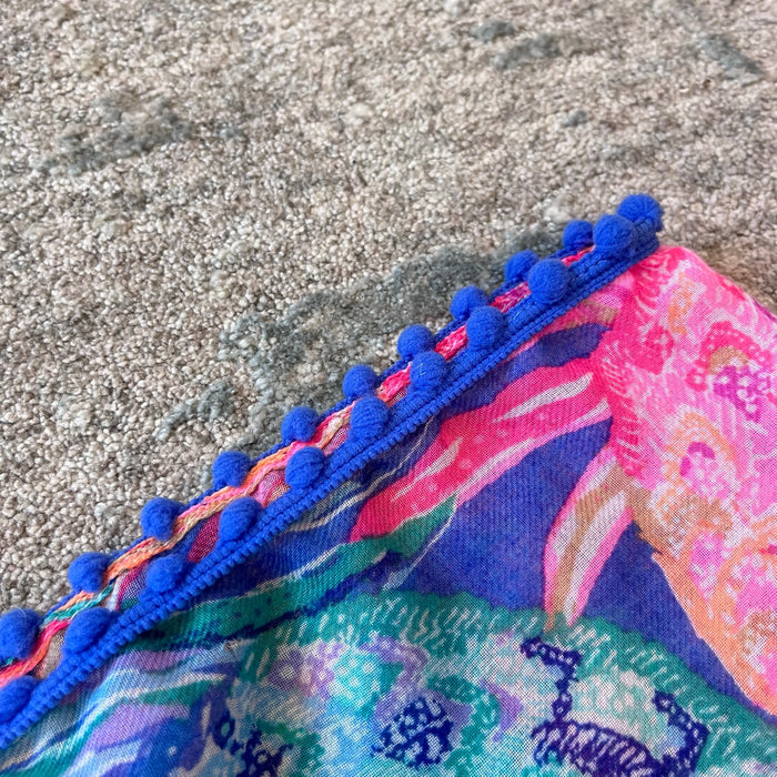Lilly Pulitzer Girl's Mini Resort Infinity Loop Scarf Mutli Gypset Paradise