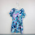 Lilly Pulitzer Girls Stasia Dress Multi Lookin Sharp M 6-7