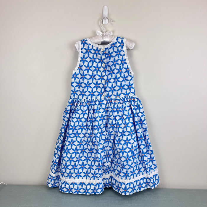 Lilly Pulitzer Girls Sun Dress Coastal Blue Starfruit 7