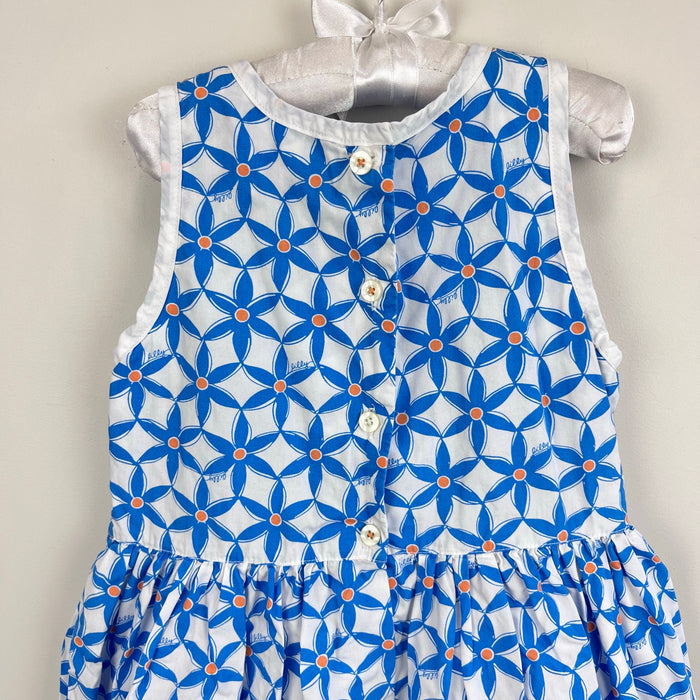 Lilly Pulitzer Girls Sun Dress Coastal Blue Starfruit 7