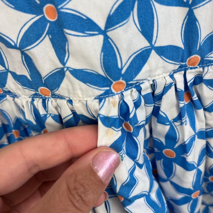 Lilly Pulitzer Girls Sun Dress Coastal Blue Starfruit 7
