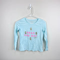 Lilly Pulitzer Kay Top Pink Sunset Seas the Day Graphic T-Shirt L 8-10