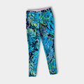 Lilly Pulitzer Luxletic Girls Mini Weekender Legging Low Tide Navy Catty Purrsonality XL