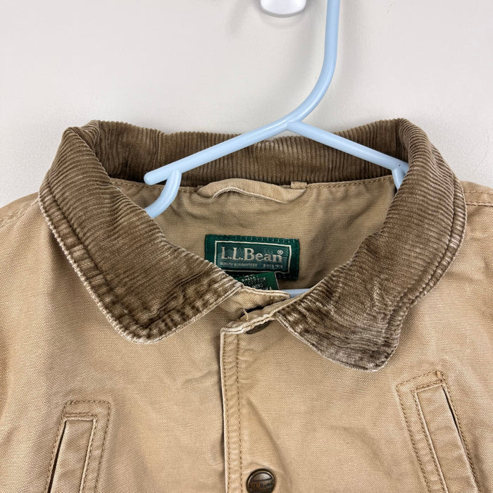 L.L. Bean Kids Vintage Lined Canvas Khaki Barn Jacket 4T