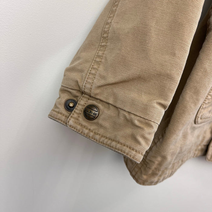 L.L. Bean Kids Vintage Lined Canvas Khaki Barn Jacket 4T
