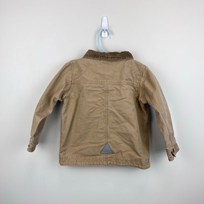 L.L. Bean Kids Vintage Lined Canvas Khaki Barn Jacket 4T