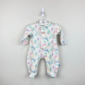 Magnetic Me Pastel Paint Splatter Organic Cotton Footie 3-6 Months