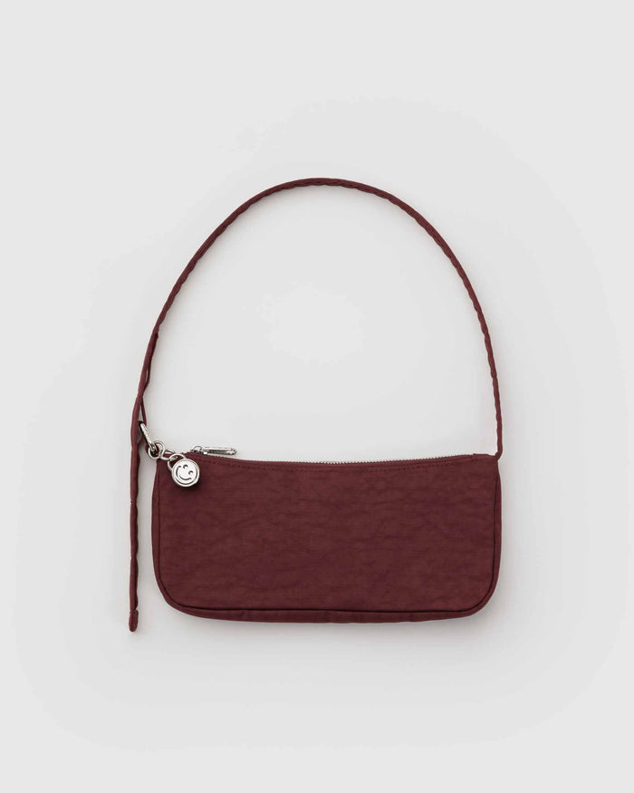 Mahogany Nylon Pochette | BAGGU | Nylon Pochette