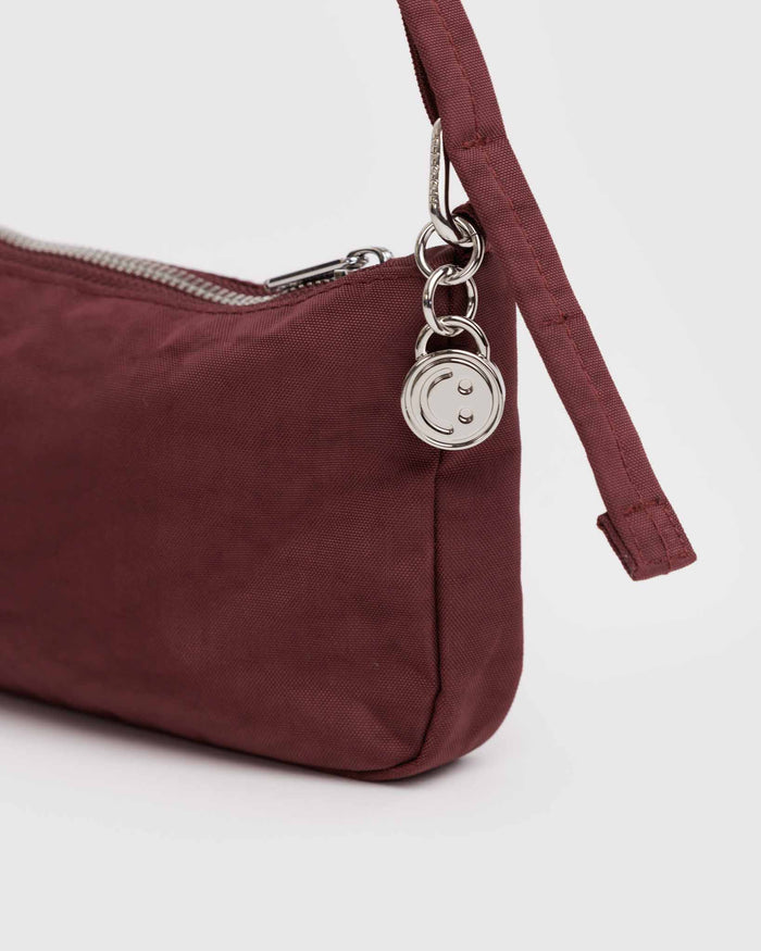 Mahogany Nylon Pochette | BAGGU | Nylon Pochette