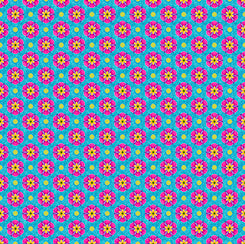 Make Today Beautiful - Pink/Blue - Floral - Qt Fabrics - 29192-Q