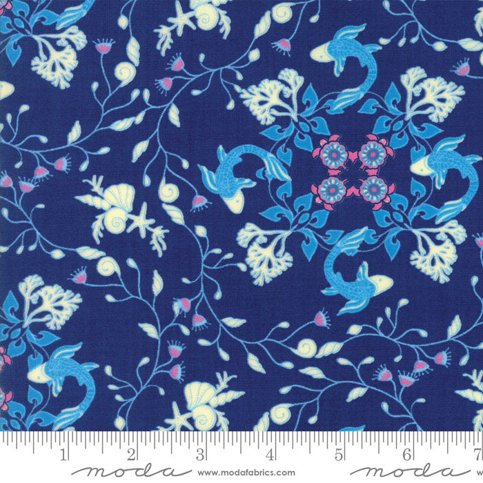 Manderley Navy - Blue - Fish - Franny & Jane - 47503 13
