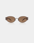 Matte Brown Cookie Dough Bella Sunglasses