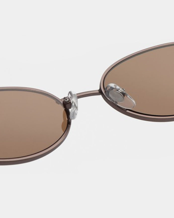 Matte Brown Cookie Dough Bella Sunglasses
