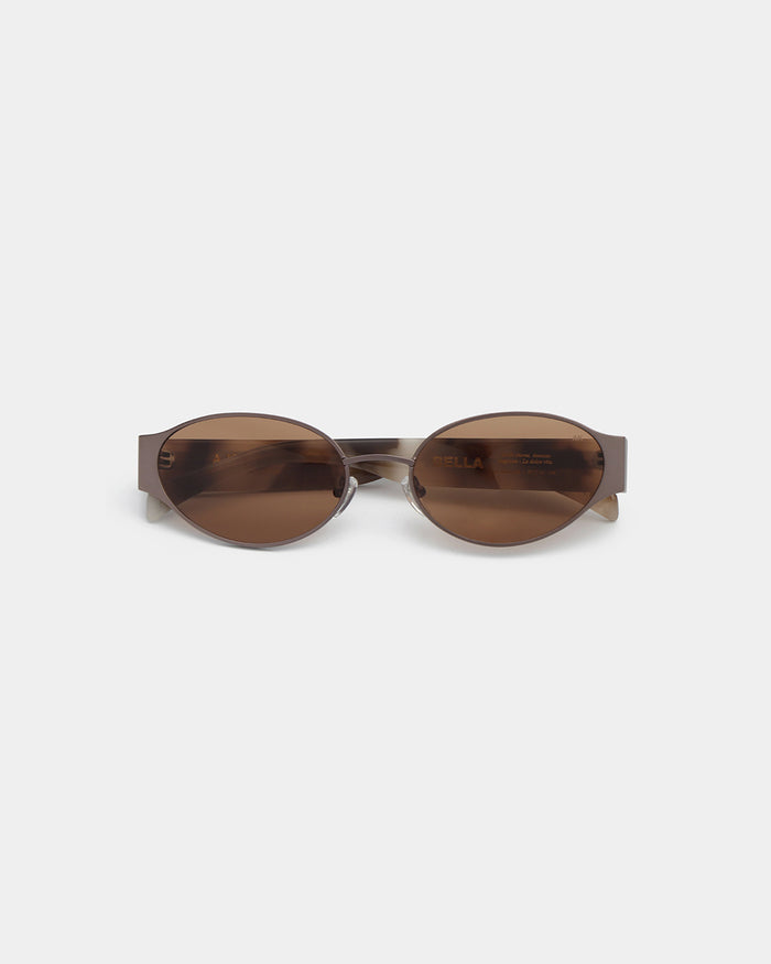 Matte Brown Cookie Dough Bella Sunglasses