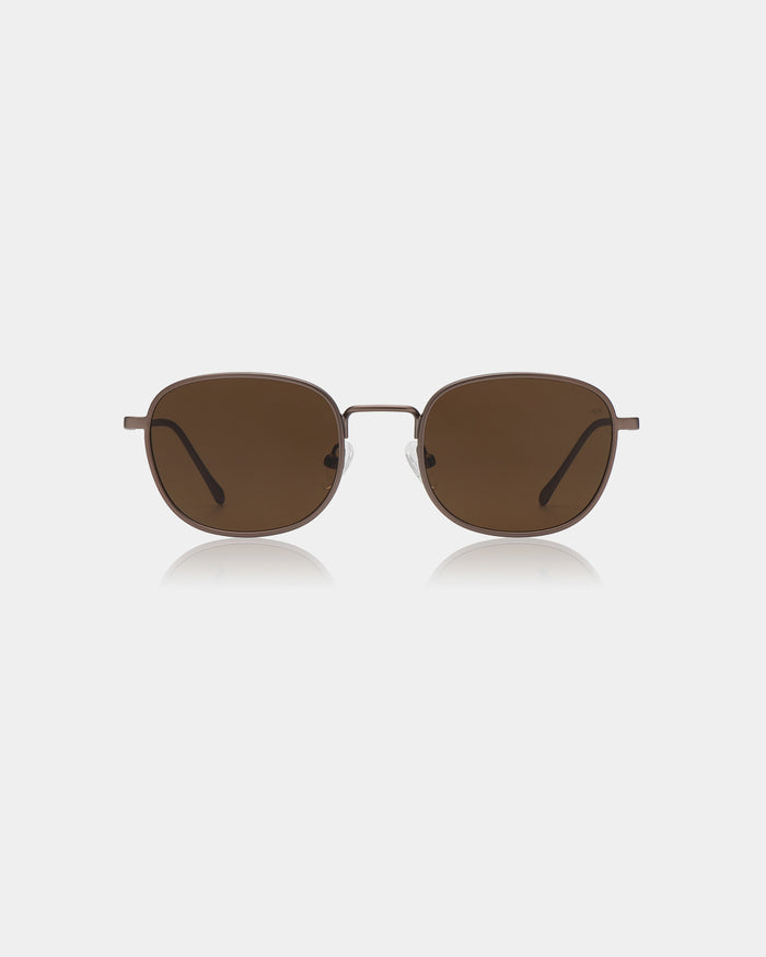 Matte Brown Hello Sunglasses