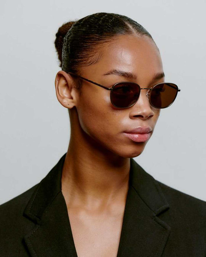 Matte Brown Hello Sunglasses