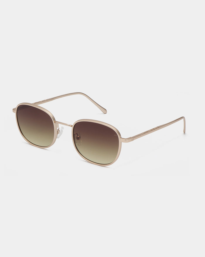 Matte Gold Hello Sunglasses