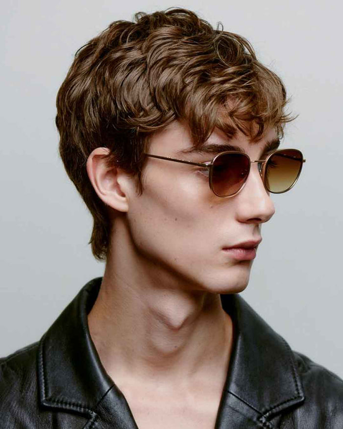 Matte Gold Hello Sunglasses