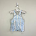 Mayoral Blue Striped Shortall Romper Dungarees 2-4 Months