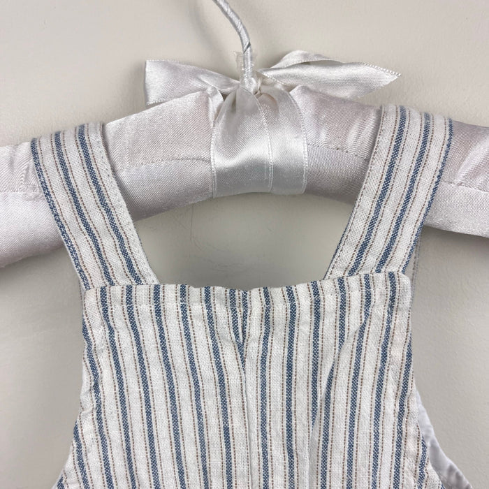Mayoral Blue Striped Shortall Romper Dungarees 4-6 Months