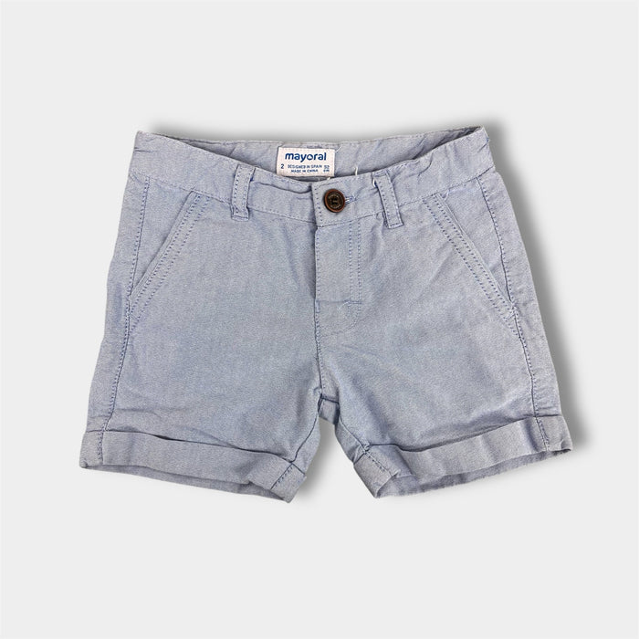 Mayoral Boys Light Blue Dress Shorts 92 cm 2T