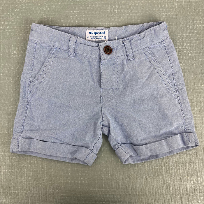 Mayoral Boys Light Blue Dress Shorts 92 cm 2T