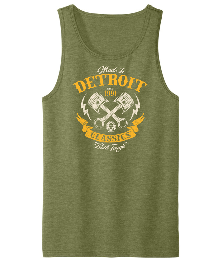 Men's 1991 Olive Premium Tri-Tank - Large Only