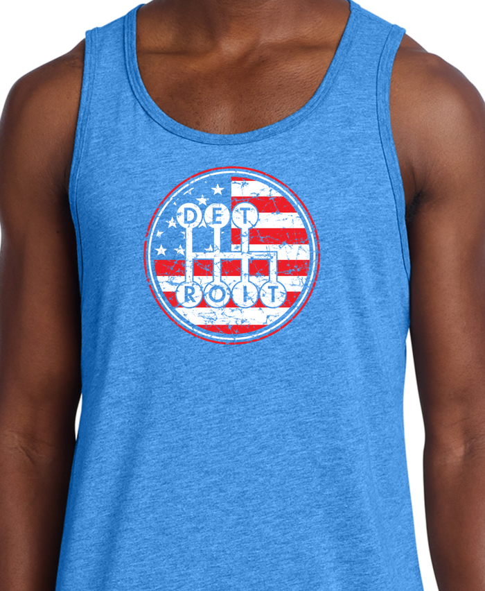 Men's Shifter Stars Premium Triblend Tank