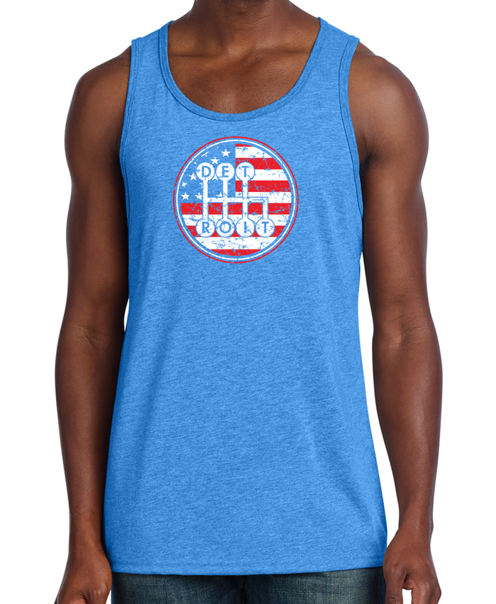 Men's Shifter Stars Premium Triblend Tank