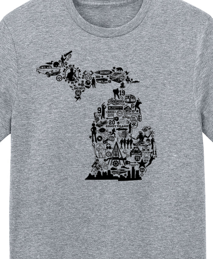 Michigan Collage Shirts
