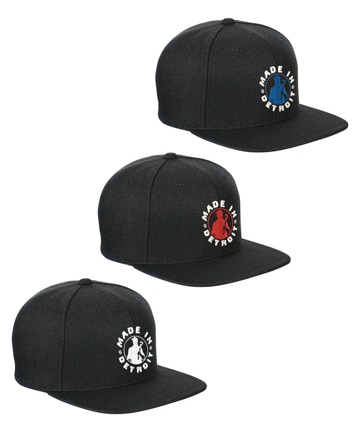 MID Black Snapbacks