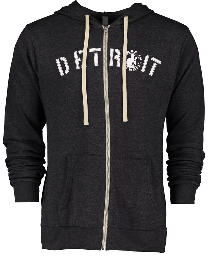 MID Detroit Stencil Triblend Zip