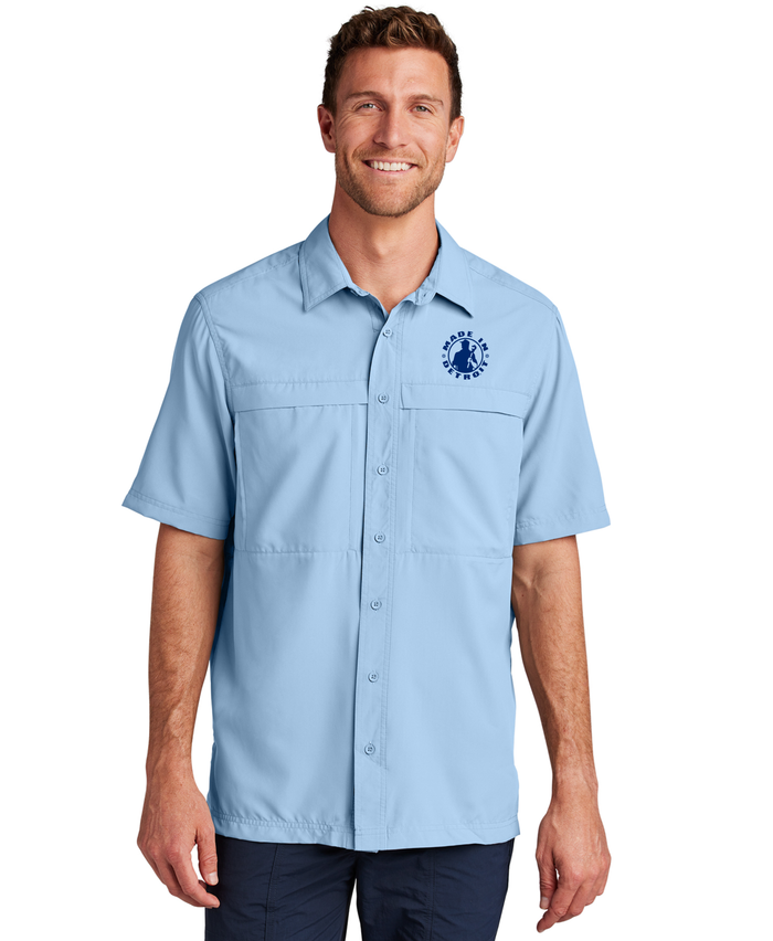 MID Short Sleeve UV Button Ups