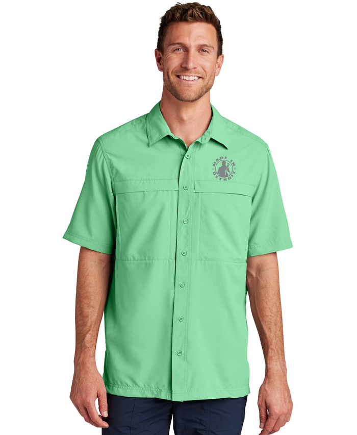 MID Short Sleeve UV Button Ups