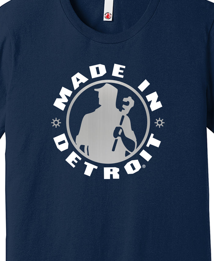 MID Silver & White Print