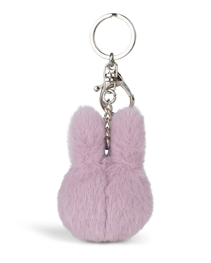 Miffy Fuzzy Keyring / Bag Charm in Lilac | Miffy Keyring + Bag Charm