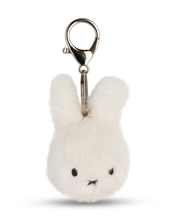 Miffy ECO Fuzzy Keyring/ Bag Charm in Off White | Miffy Keyring + Bag Charm