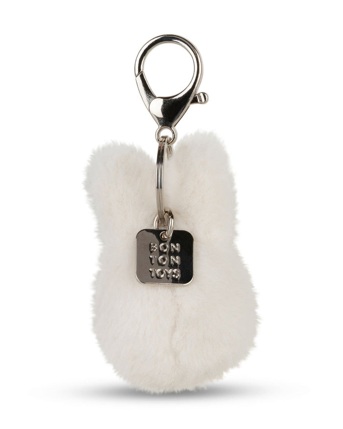 Miffy ECO Fuzzy Keyring/ Bag Charm in Off White | Miffy Keyring + Bag Charm