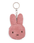 Miffy Flat Corduroy Keyring / Bag Charm in Dusty Rose | Miffy Keyring + Bag Charm