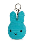 Miffy Flat Keyring / Bag Charm in Teal Corduroy | Miffy Keyring + Bag Charm