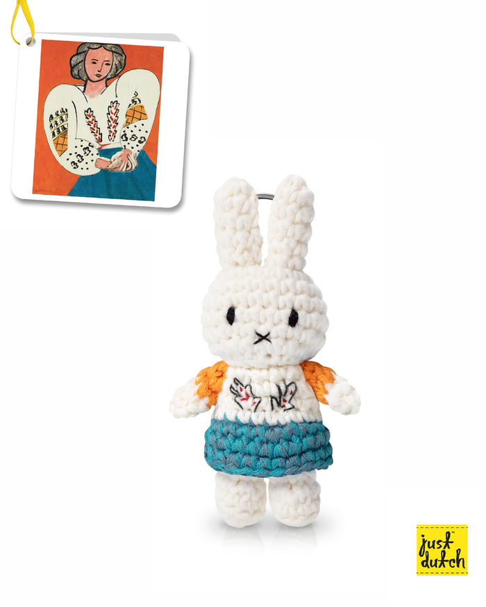 Miffy Handmade Crochet Keyring / Bag Charm Matisse La Blouse ARTIST COLLECTION