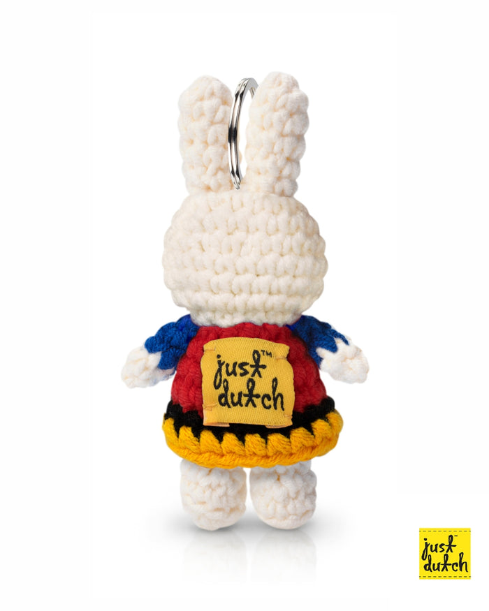 Miffy Handmade Crochet Keyring / Bag Charm Mondrian ARTIST COLLECTION